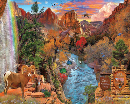 Set of 4: Artist David Maclean - National Parks Bundle 1000 piece